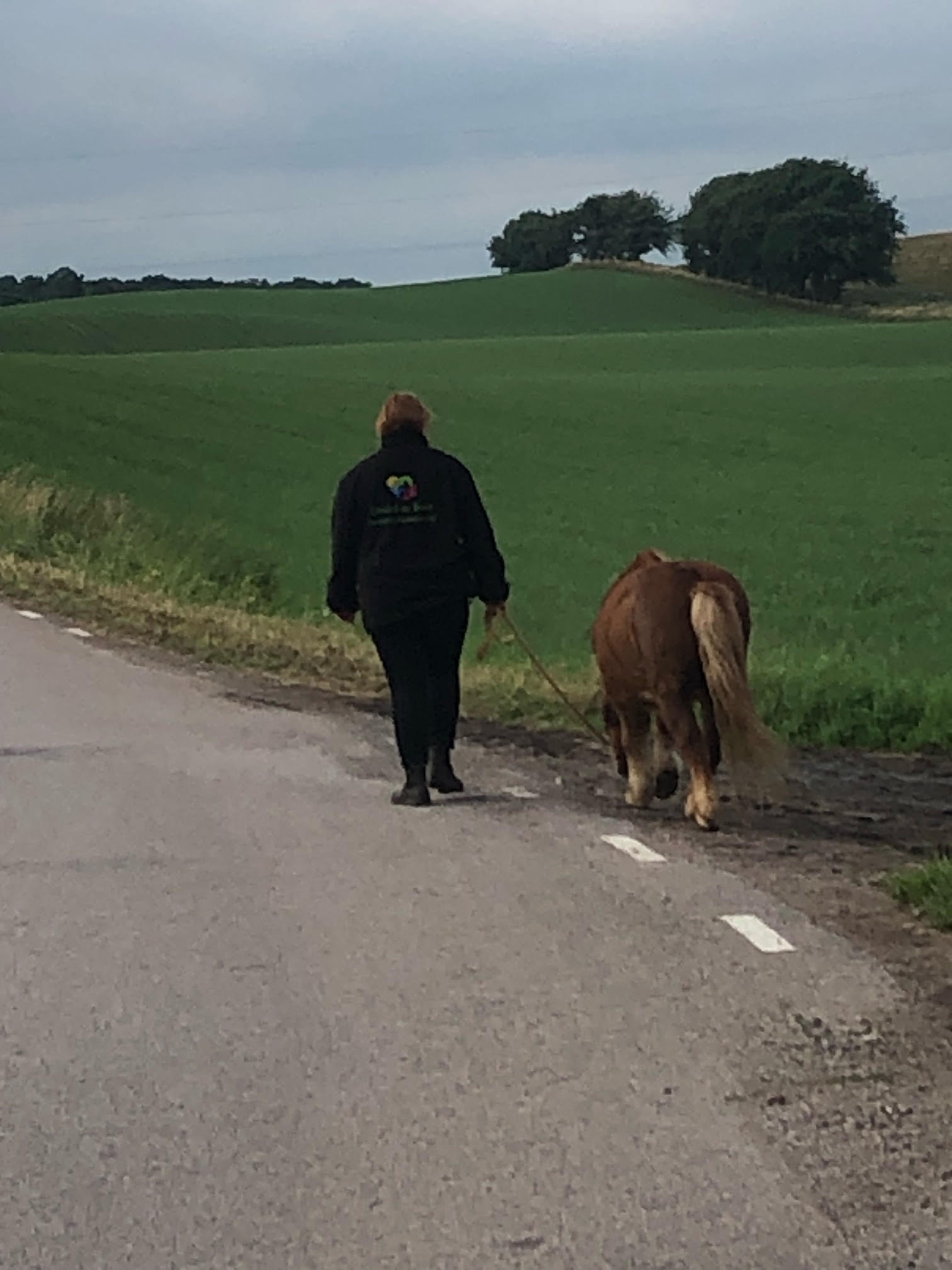 Amelie Schwanborg tillsammans med Hampus