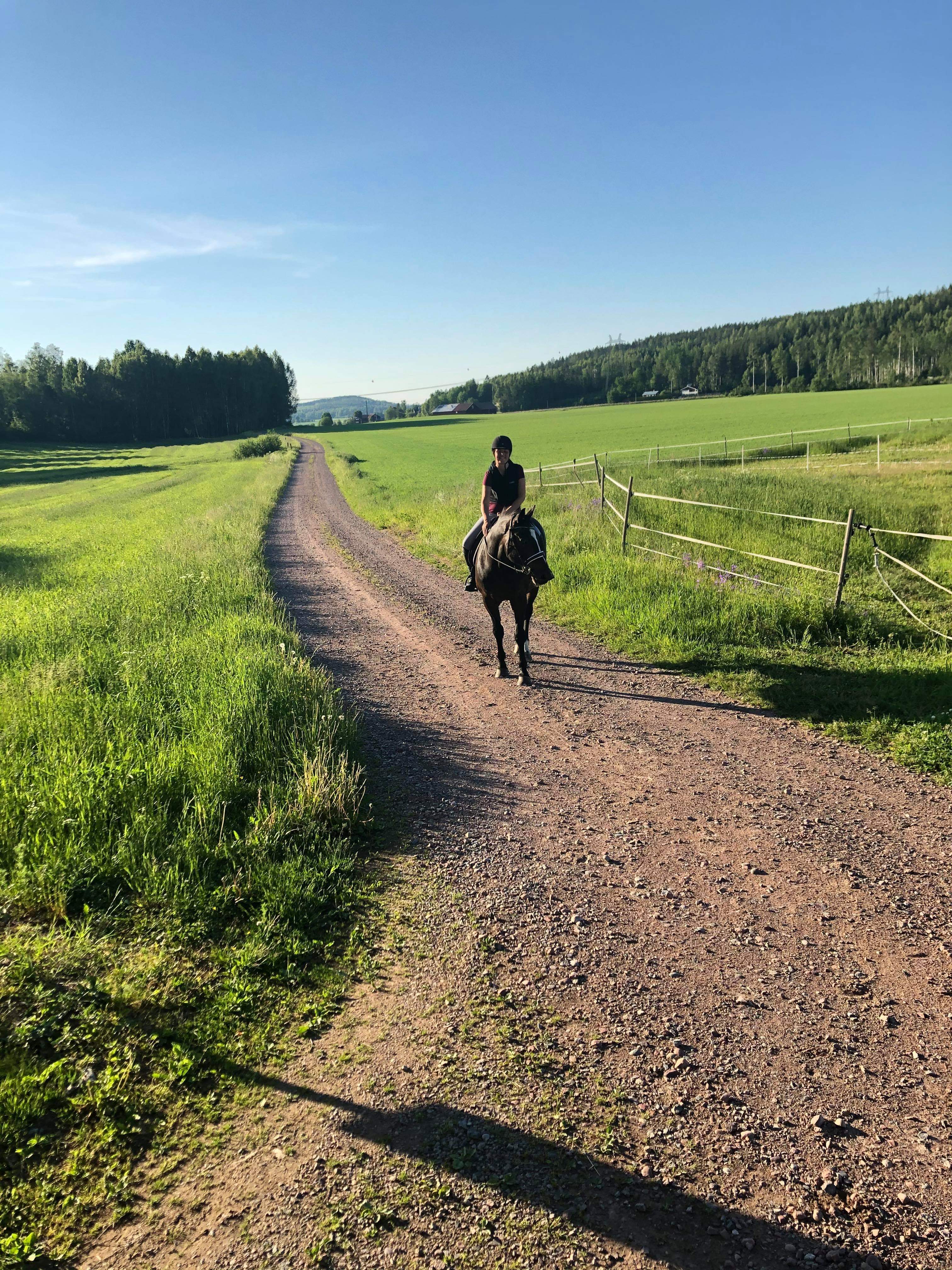Sara Drake tillsammans med Xerces